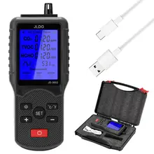 Analizador de calidad del aire multifuncional pantalla de visualización Digital CO2 PM2.5 Detector de humedad de temperatura Monitor analizador de Gas