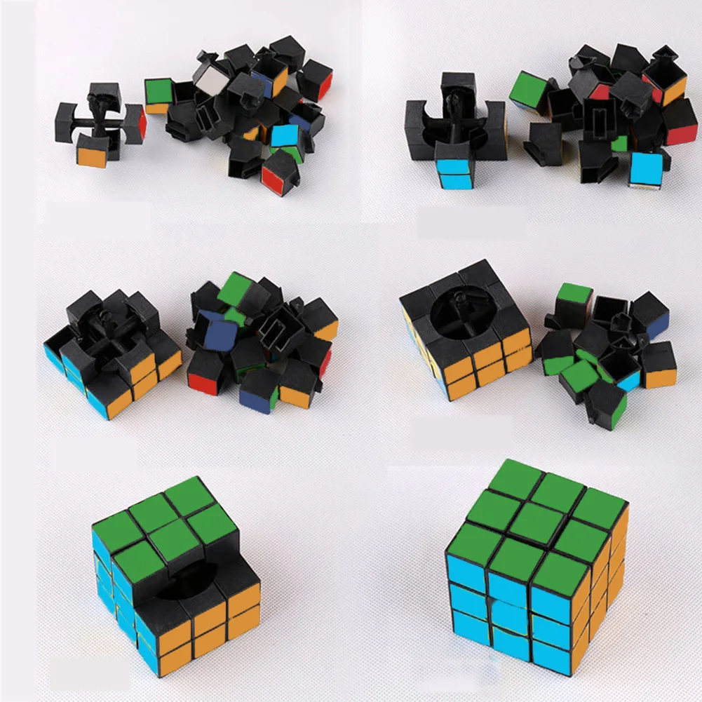 Забавные мини брелоки Magic Cube для игр Детские с подвеской под давлением и