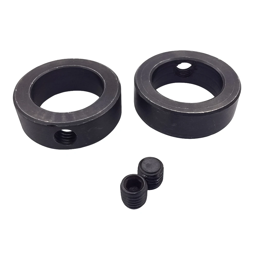 

4Pcs SC45CS Carbon Steel Shaft Collars Set Bore 8-60mm Carbon Steel Screw DIY Style Carbon Steel Shaft Collars Screw Set