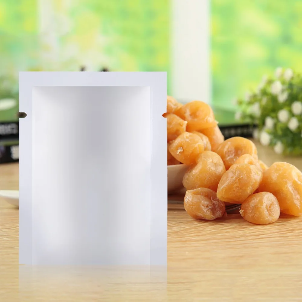 

100Pcs 5x7cm Boil-able Freezable Reusable Aluminum Foil Mylar Bag Vacuum Sealer Food Storage Package Pouches For Food Herbs