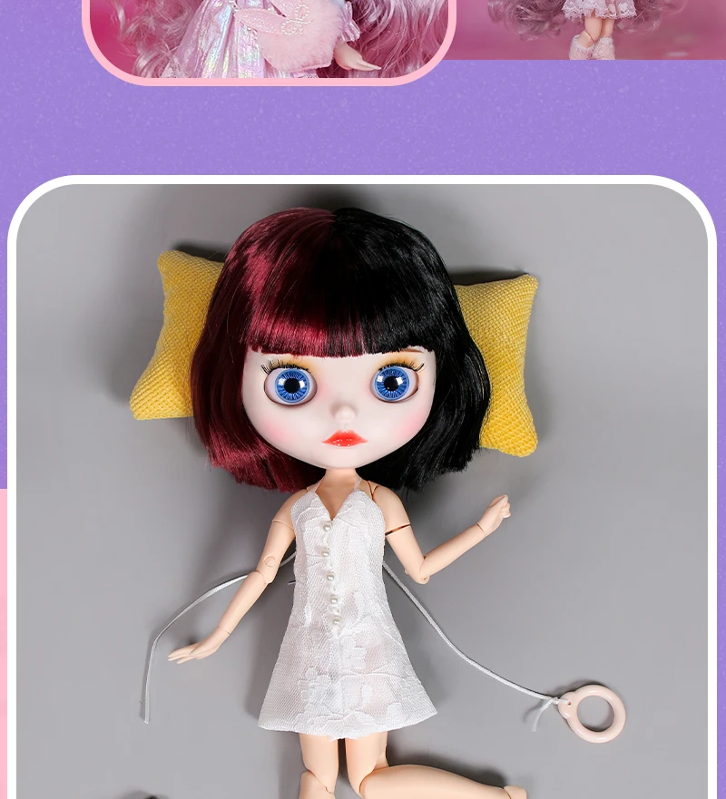 Premium Custom Neo Blythe Doll with Full Outfit 16 Combo Options 8