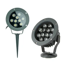 Светодиодный подземный свет 6 Вт 9 Вт 12 Вт 15 Вт 18 Вт 24 Вт ac220в IP67 напольный светильник напольный наземный точечный пейзаж Сад Квадратный путь похороненный двор