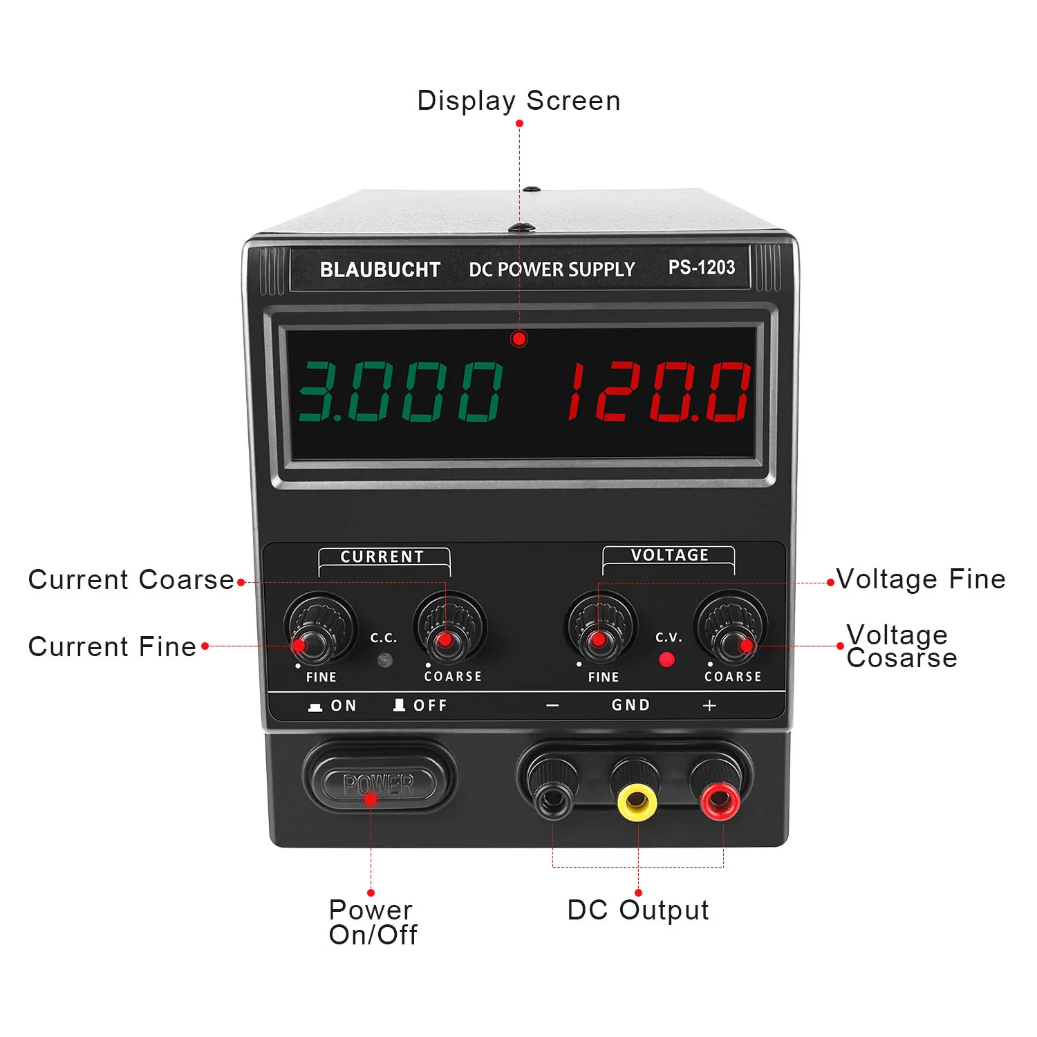 US $119.98 New 4 Digits DC Switching Lab Power Supply Adjustable Laboratory 30V 10A 120V 3A Voltage Regulator Stabilizer Bench Source