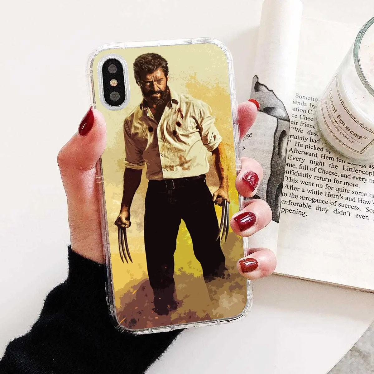 Мягкий чехол из ТПУ Wolverine 3 Logan Hugh Jackman для Motorola Moto G G2 G3 X4 E4 E5 G5 G5S G6 Z Z2 Z3 C Play