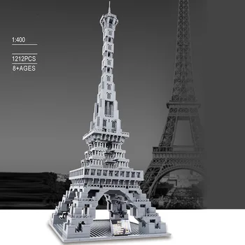 

Architecture Building Set Compatible with 10181 The Eiffel Tower Set 17002 Blocks Bricks Model Kids Christmas Gifts