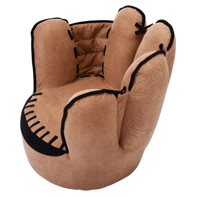 Five Fingers Baseball Glove Shaped Kids Sofa Children Chair Neat