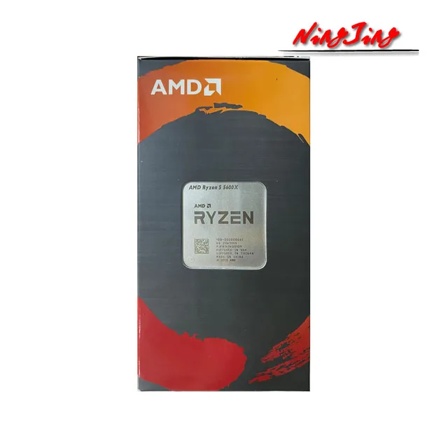 AMD Ryzen 5 5600X R5 5600X 3.7 GHz Six-Core Twelve-Thread CPU Processor 7NM 65W L3=32M 100-000000065 Socket AM4 New and with fan 3