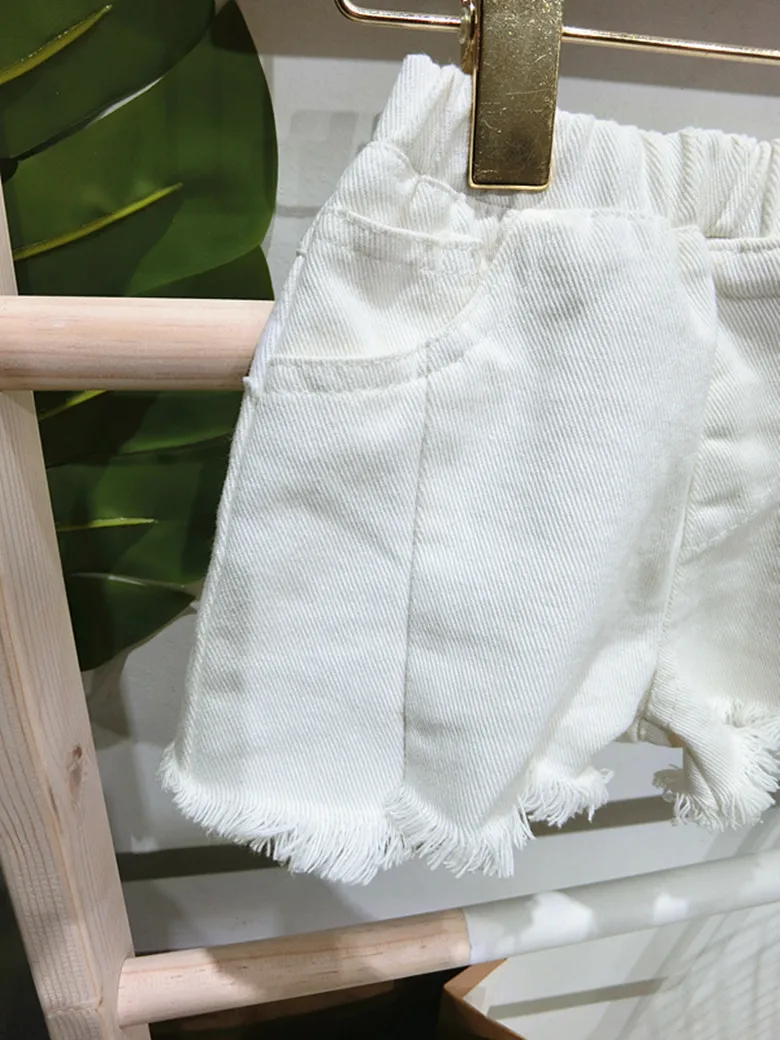 2 3 4 5 6 Y Unisex Baby Shorts Summer Korean Casual Denim Shorts for Boys Girl Pants Toddler Kids Jeans Child Shorts New Fashion
