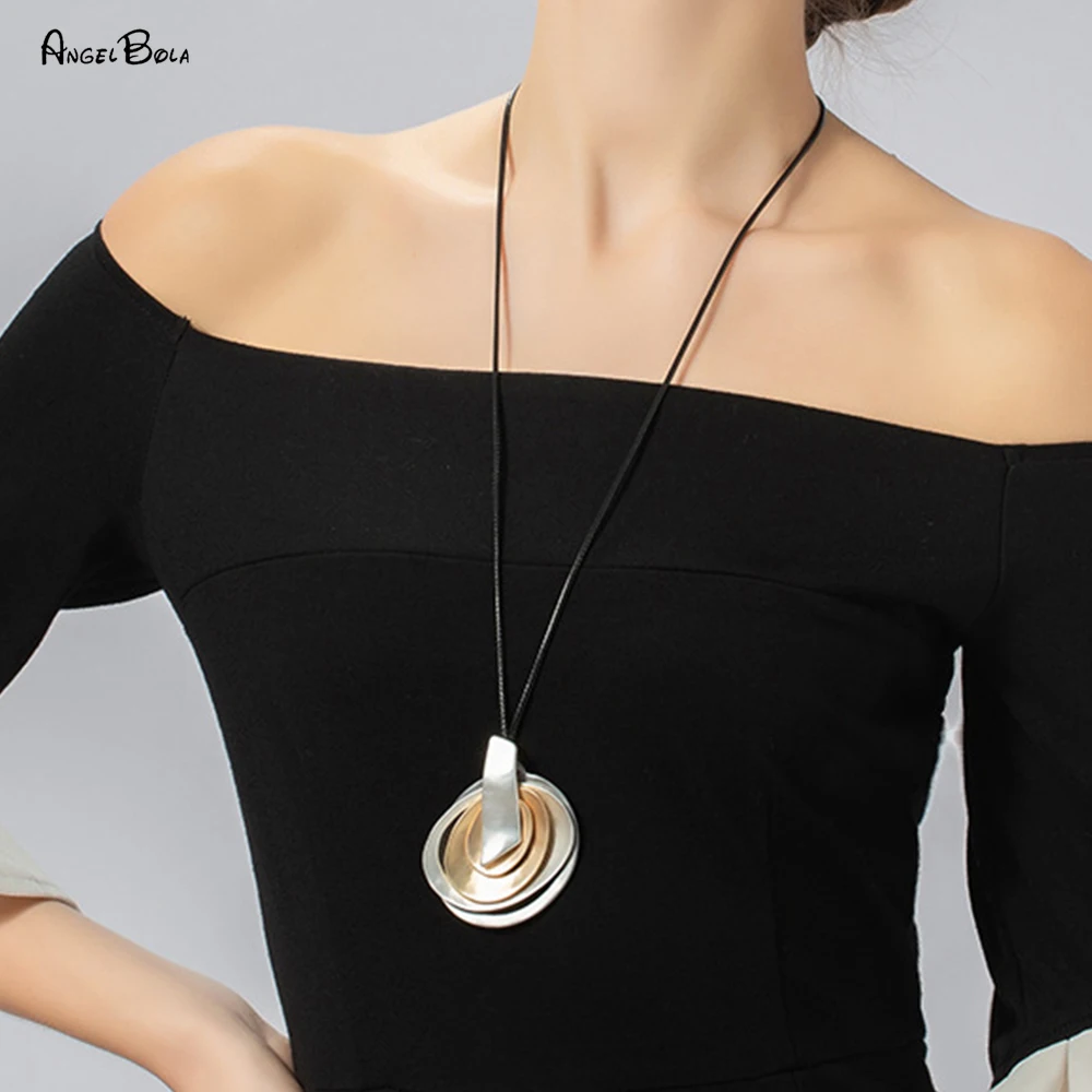 Trend Long Rope Chain Necklace 