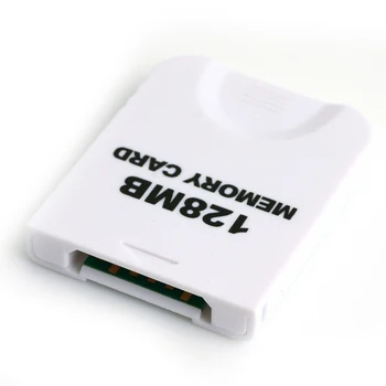 

White Compact 128MB Practical Professional Storage Gaming High Speed Memory Card Saver Large Capacity Replacement For Wii