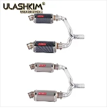 Motorcycle Full Exhaust Muffler Escape System Slip On For suzuki GSR400 GSR600 BK400 BK600 GSR BK 400 600 Modified Link Pipe