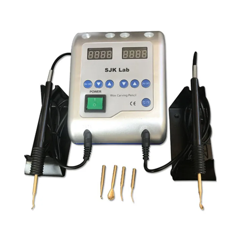 Dental Electric Waxer Wax Knife Carving Dental Lab Wax Knife With 6 Wax