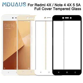 

9D Tempered Glass on the For Xiaomi Redmi Note 4 4X 5 5A Pro Redmi 5 Plus S2 4X 5A Screen Protector Protective Glass Film Case