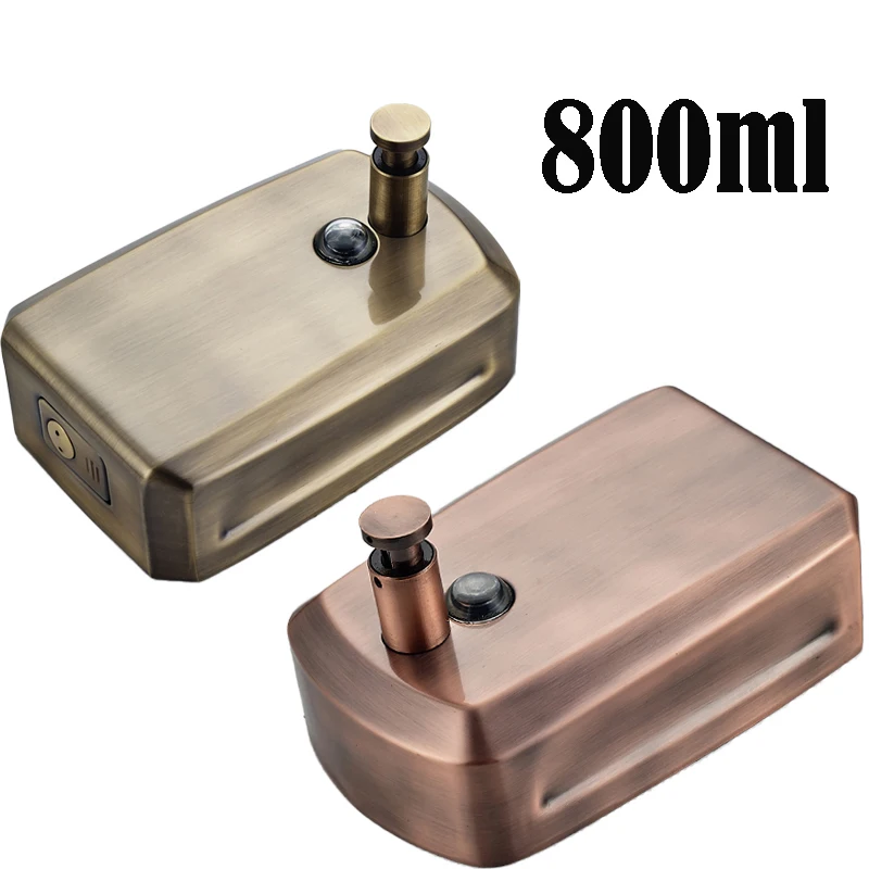 Free-Shipping-Antique-Bronze-Bathroom-Wall-Mount-Soap-Dispenser-800ml-Liquid-Hand-Soap-Dispense