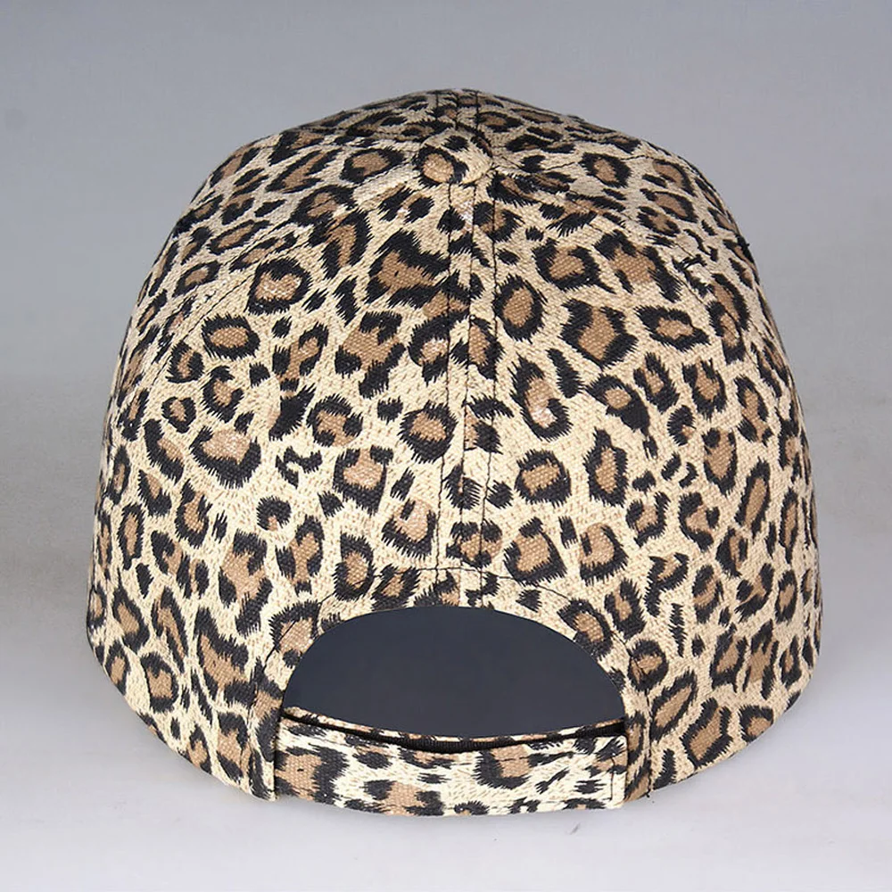 Брендовые новые модные женские леопардовые бейсболки Регулируемый задник кепки дорожные спортивные шапки Прямая поставка