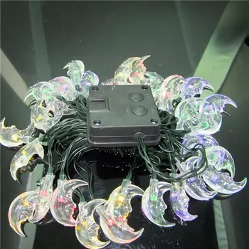 

Solar Powered String Light Lovely Moon Shape For Party Holiday Wedding Home