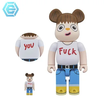 

28cm 11Inch Bearbrickly 400% Javier Calleja Revilla Building Blocks Bear PVC Action Figure Toys Decoration Models Collections