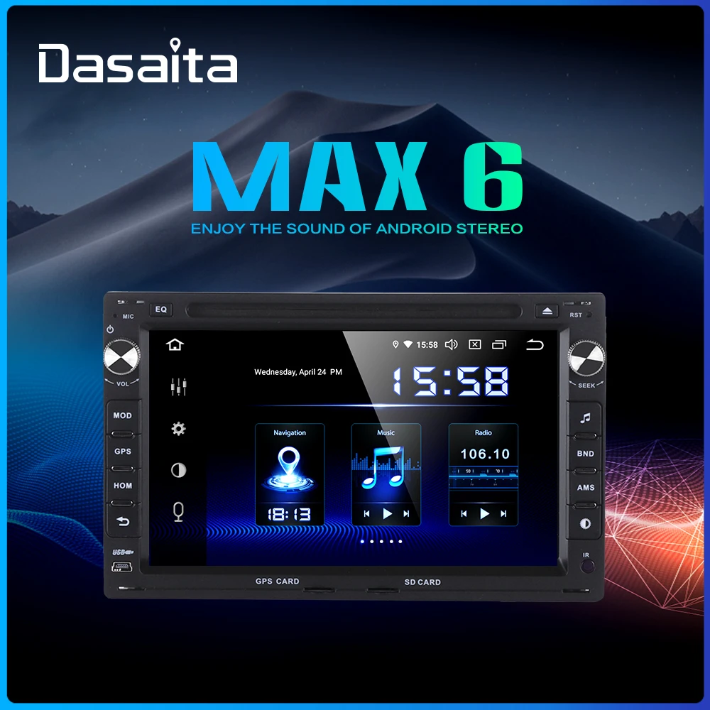 Dasaita 2 Din Android 9.0 Car DVD Raio for VW Passat(MK5) Jetta Bora/Polo(MK3,4) Golf(MK4) Citi Golf,Chico Sharan Transporter Dasaita 2 Din Android 9.0 Car DVD Raio for VW Passat(MK5) Jetta Bora/Polo(MK3,4) Golf(MK4) Citi Golf,Chico Sharan Transporter