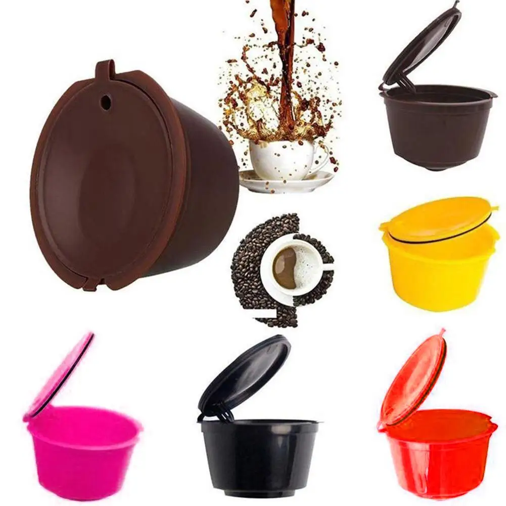 

New Arrival Plastic Reusable Refillable Coffee Filter Capsule Cup for Dolce Gusto Nescafe