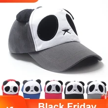 Весна лето хлопок милая панда бейсболка Snapback шляпа для мужчин и женщин Retour Vers Le Futur