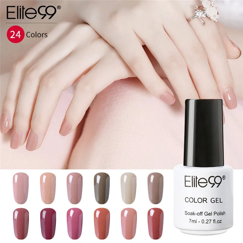 Elite99 набор гель лаков все для маникюра Vernis верхнее покрытие УФ светодиодный Гель