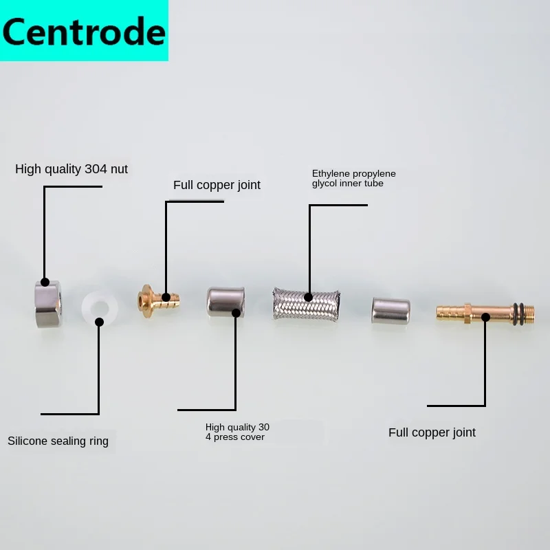 Водопроводная труба для смесителя Взрывозащищенная раковина посуды фитинги