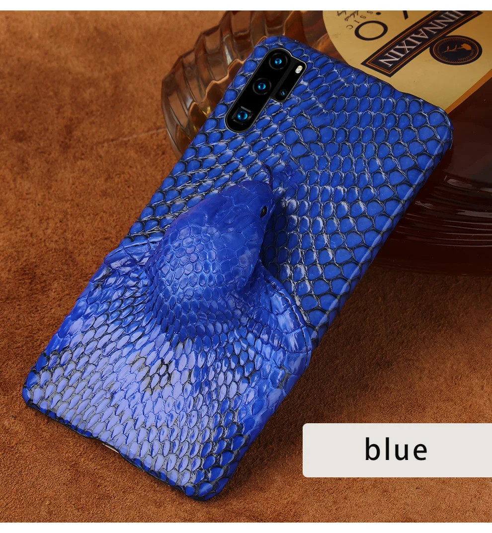 Натуральная кожа snakeskins 3D чехол для телефона для huawei P30 Pro mate 20 30 P20 Pro Lite Y9 P SMART Bay для Honor 10 20 8X Pro