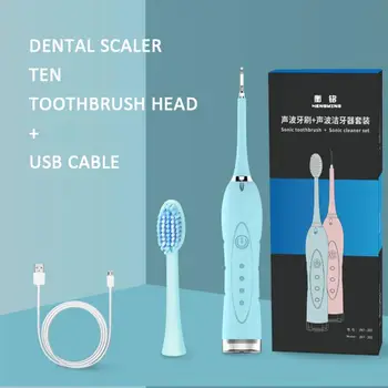

Professional Electric Toothbrush Set Household USB Toothbrush Automatic Ultrasonic Toothbrush Adult Silicone Electric Toothbrush