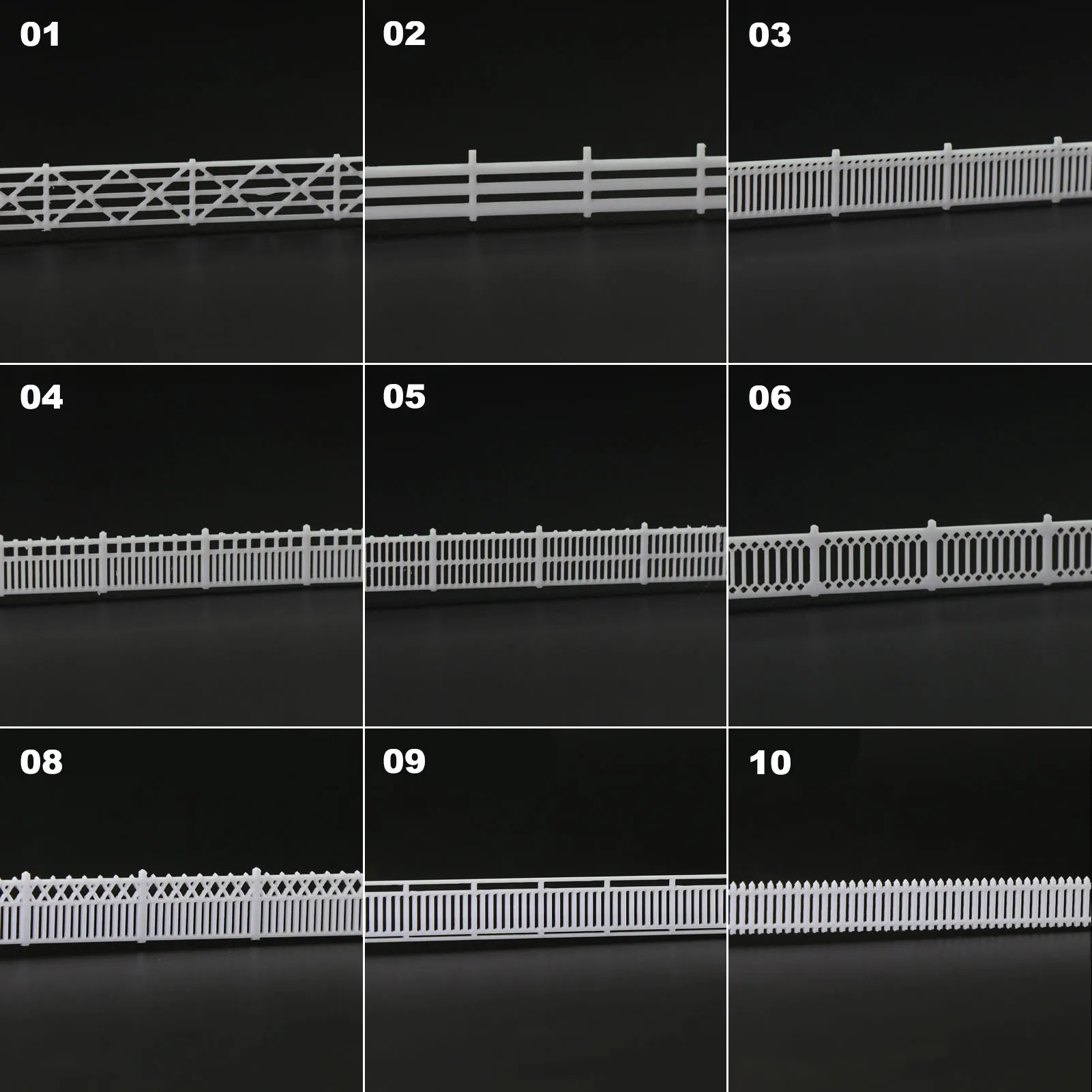 100 Pieces 1/150 N Scale for Model Train Diorama Accessories