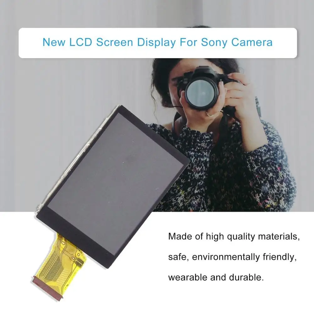 For Sony HX9 HX30 HX100 HX20 V digital camera LCD screen with backlight with external screen Clear Durable Replacement