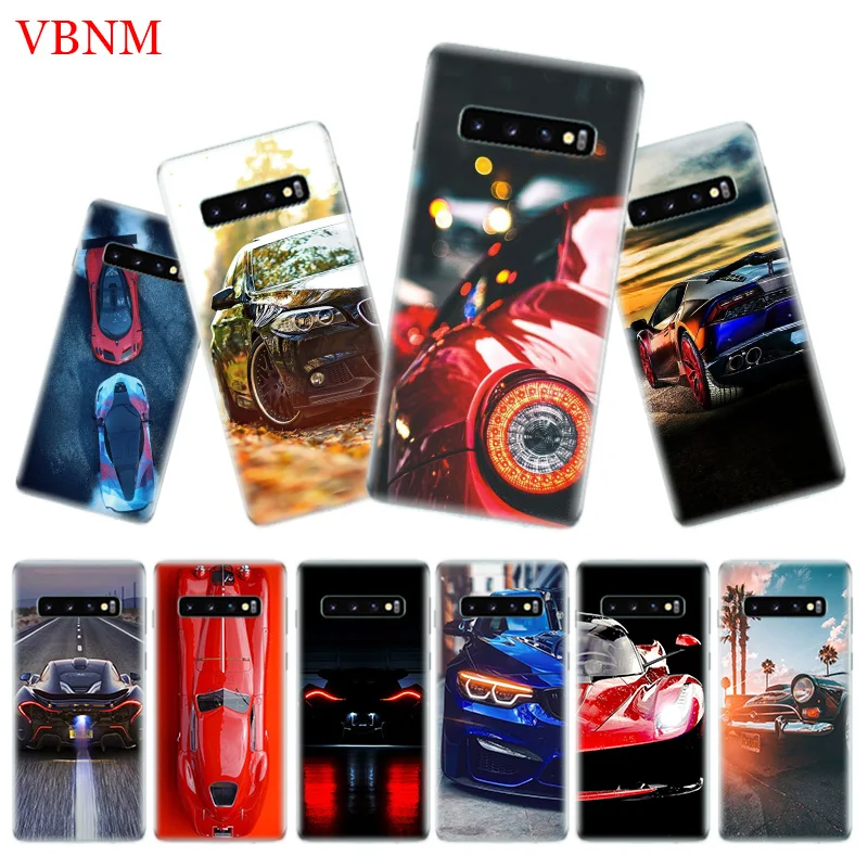 Red Sport Auto автомобиля Классический чехол для телефона samsung Galaxy S9 S8 A6 A8 A7 A9 J4 J6 Plus + J5 J8