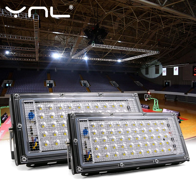 LED Flood Light 50W AC 220V 230V 240V Outdoor Spotlight IP65 Waterproof Street Lamp Landscape Lighting