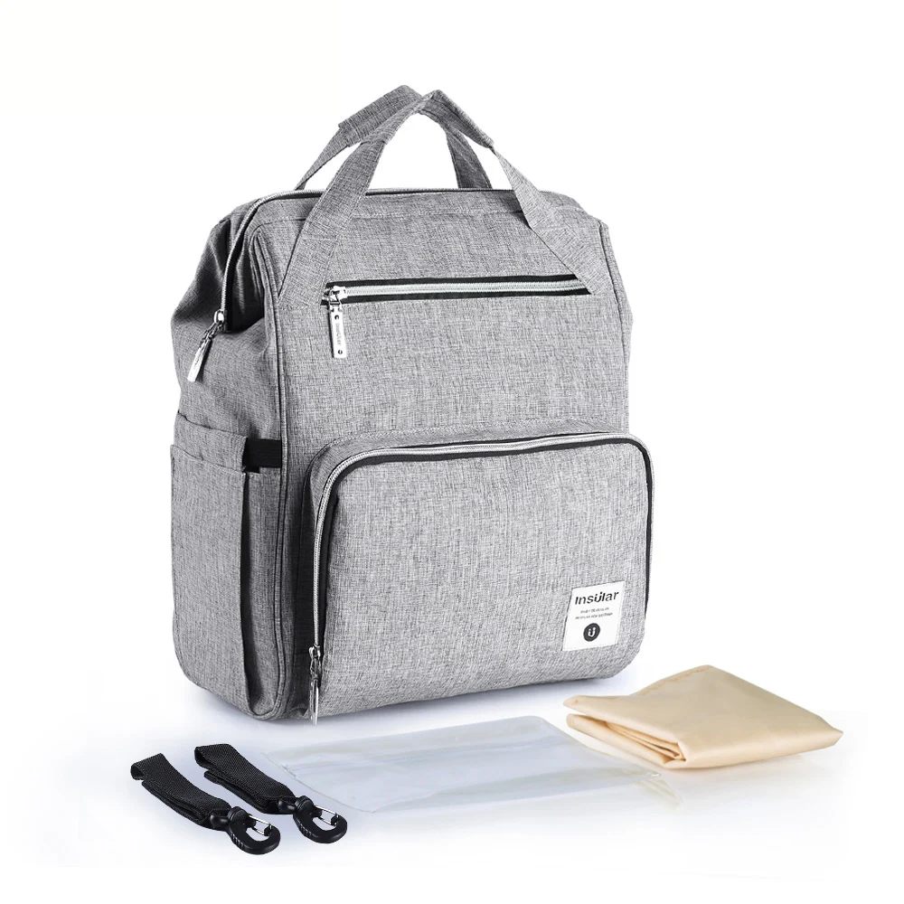 Fashion Baby Bag Waterproof Diaper Backpack for Moms Large Capacity Multifunction Stroller Maternity | Мать и ребенок