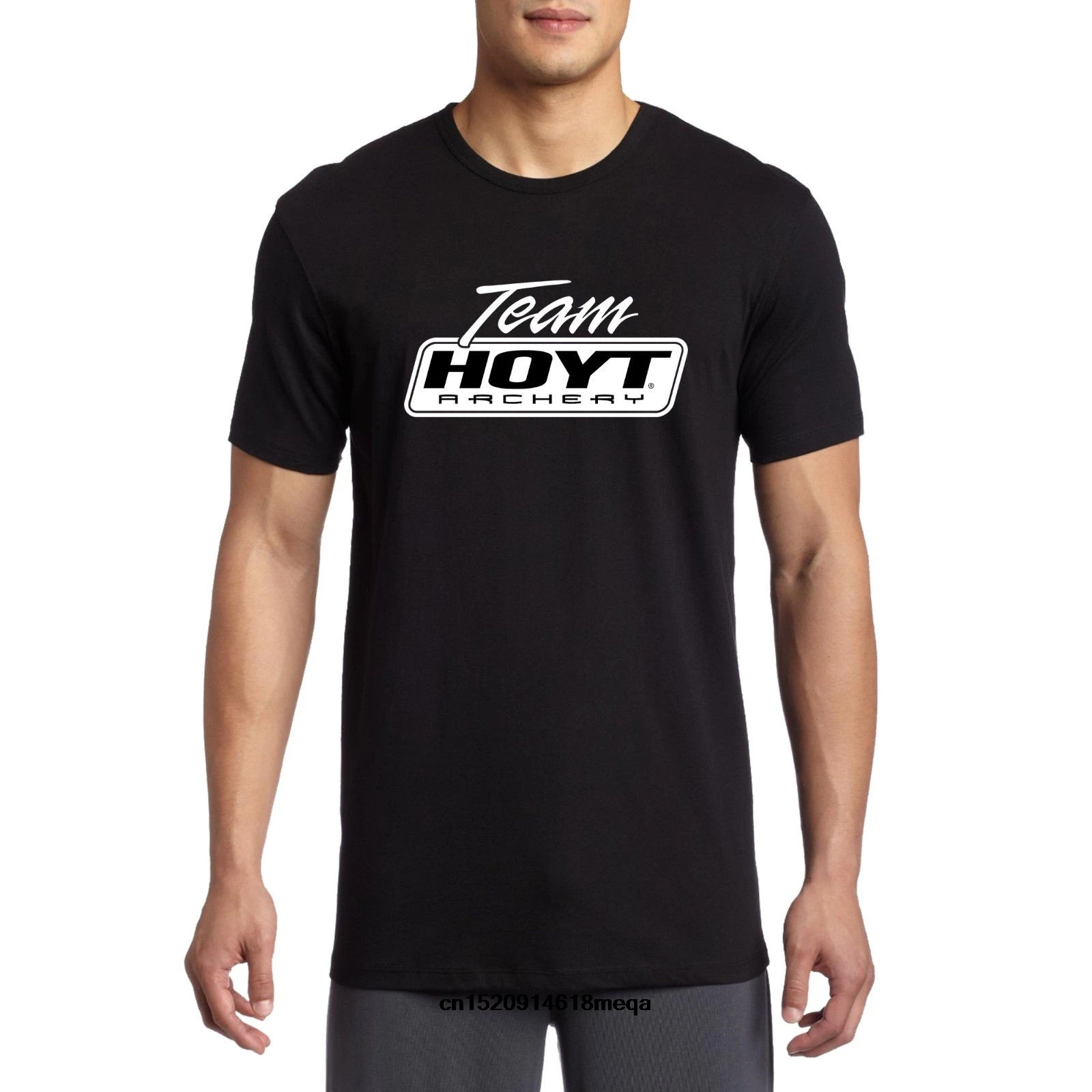 Hoyt Custom Black T-shirt USA Size Men/'s
