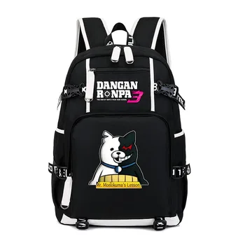 

New Danganronpa V3 Killing Monokuma Harmony School Backpack Bags Student Bookbag Kids Teens Laptop Travel Shoulder Bag