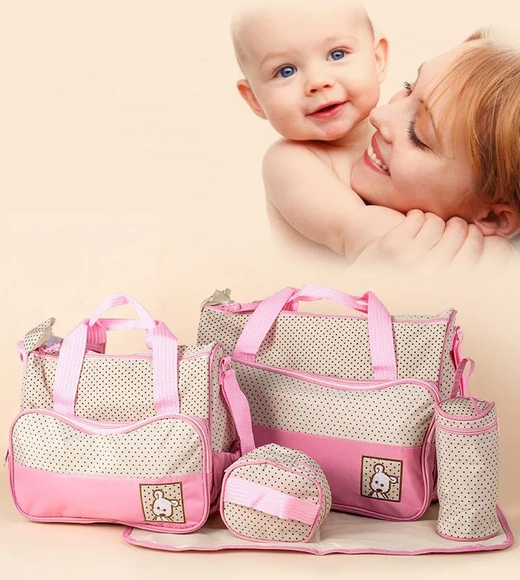 5 шт./компл. сумка для подгузников мам держатель детской бутылочки сумка-тележка