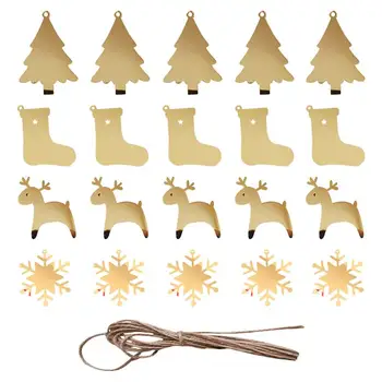 

40pcs Xmas Hanging Ornament Christmas Acrylic Pendant Christmas Adornment