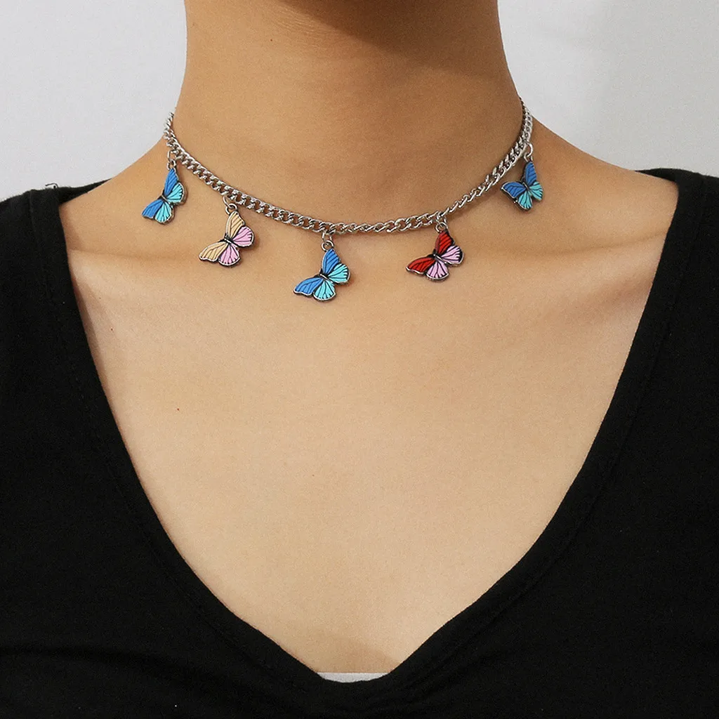 Necklace 2020 new Hit Stainless Steel Hippop -Playboy Rabbit Bunny Pendant Party Jewelry Collier Femme Decoration | Украшения и