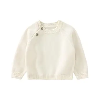 

Pureborn Toddler Baby Sweaters Knitted Cotton Baby Boy Girl Tops Jackets Outerwear Solid Color Baby Sweater Coats