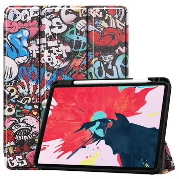 

Slim Stand Case Standing Cover with Pencil Holder Holder For iPad Pro 11 inch