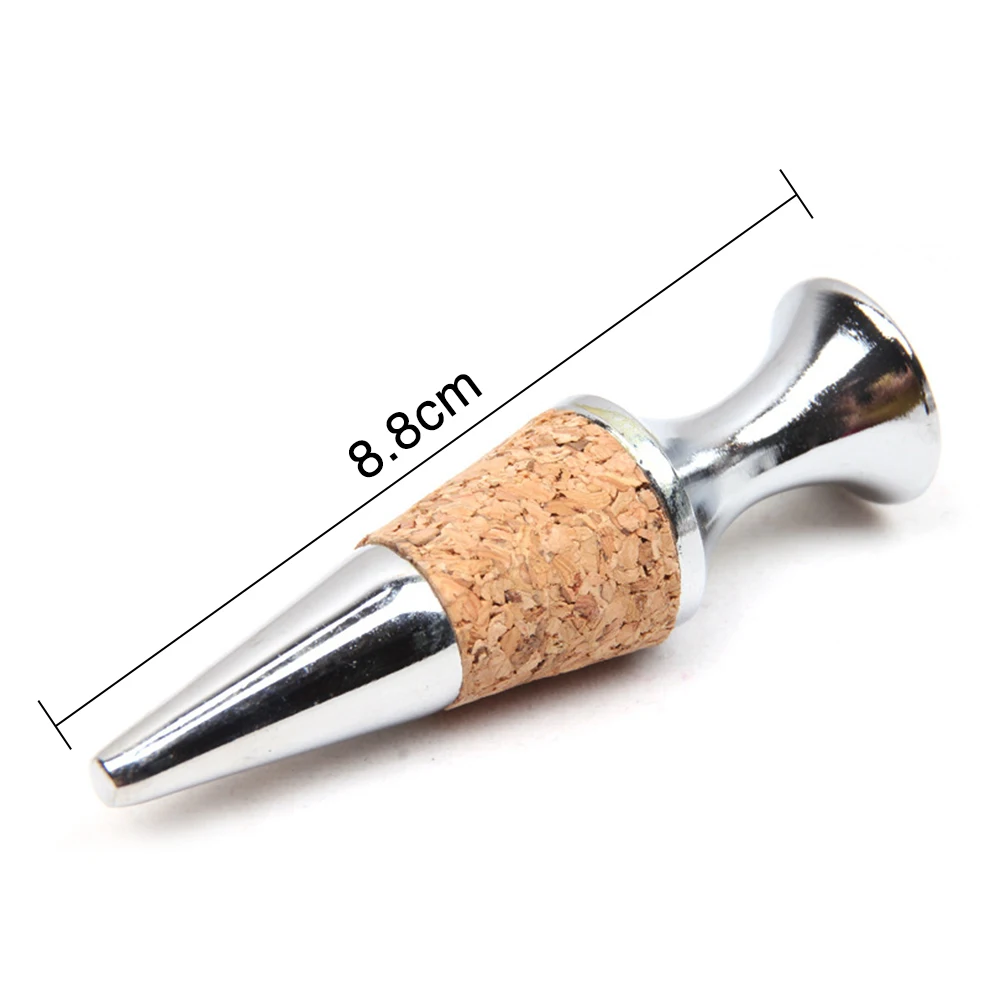 3pcs Leakproof Bottle Sealing Wine Stopper Twist Cap Tools Reusable Mini Cork Home Zinc Alloy Bar Accessories Flat Head Storage