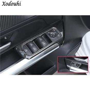 

For Mercedes Benz B GLB Class W247 X247 2019 2020 Car Door Window Glass Inner Panel Armrest Lift Switch Button Trim Frame 4pcs