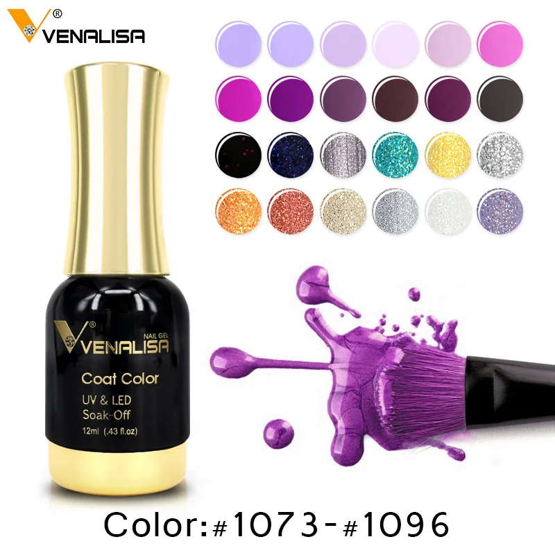 Гель лак для ногтей Venalisa #60751 высокого качества 120 цветов 12 мл|gel varnish|led nail gelcanni gel |
