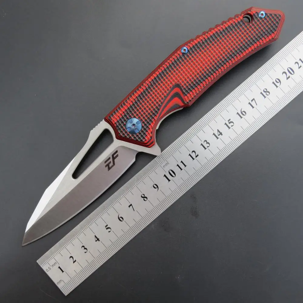 Eafengrow EF918 складной нож Jack D2 лезвие G10 Ручка выживания кемпинг охота портативный