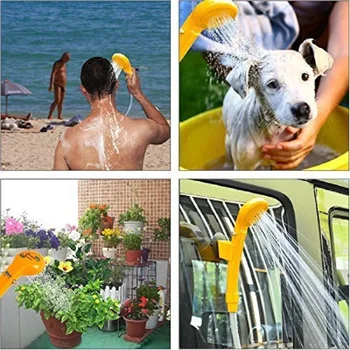 

1 PCS Shower Bath Outdoor Wireless Portable USB Rechargeable Shower Water Pump Pet Kids Elderly Garden Shower Water Tools Shower