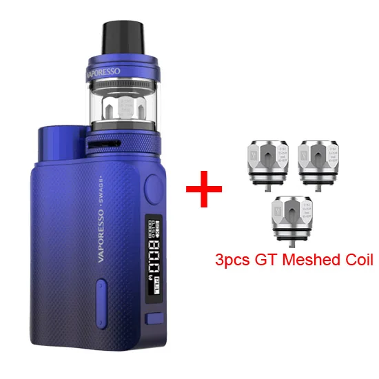 Черно-белый Vaporesso Vape SWAG 2 комплект с коробкой Mod NRG ПЭ бак распылитель GT 4 сетки Катушки основной аккумулятор пара электронная сигарета - Цвет: Черно-белый