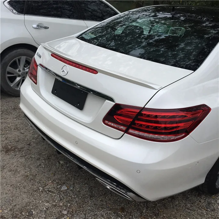 Спойлер для W212 W207 2008 2015 Mercedes Benz E class coupe ABS пластик Материал заднее крыло