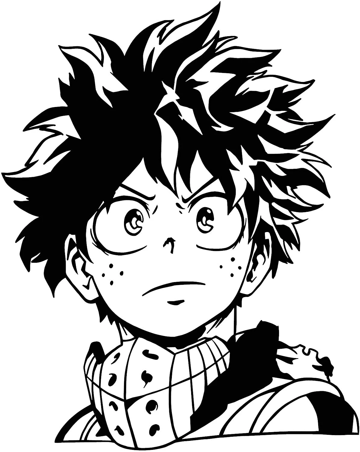 My Hero Academia Noir Et Blanc