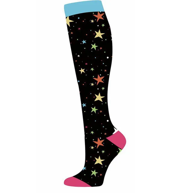 Компрессионные носки для мужчин и женщин, подходят для бега медсестер, полетов, путешествий и беременных, спортивные носки для беременных, повышающие выносливость, носки - Цвет: YSZ06 9 luanaixin