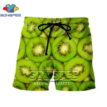 SONSPEE новые модные шорты с 3D принтом фруктов для мужчин и женщин, повседневные шорты с изображением животных, шорты с ананасом, брендовая одежда для отдыха S285